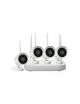 KIT WIRELESS NVR 9CH+4 TELECAMERE IP66 2MP 1080P 2MPX, L.3,6MM, LED IR, CMOS 1/3"