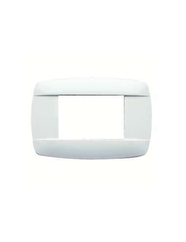 PLACCA 3 MODULI MASTER RETRO BIANCA