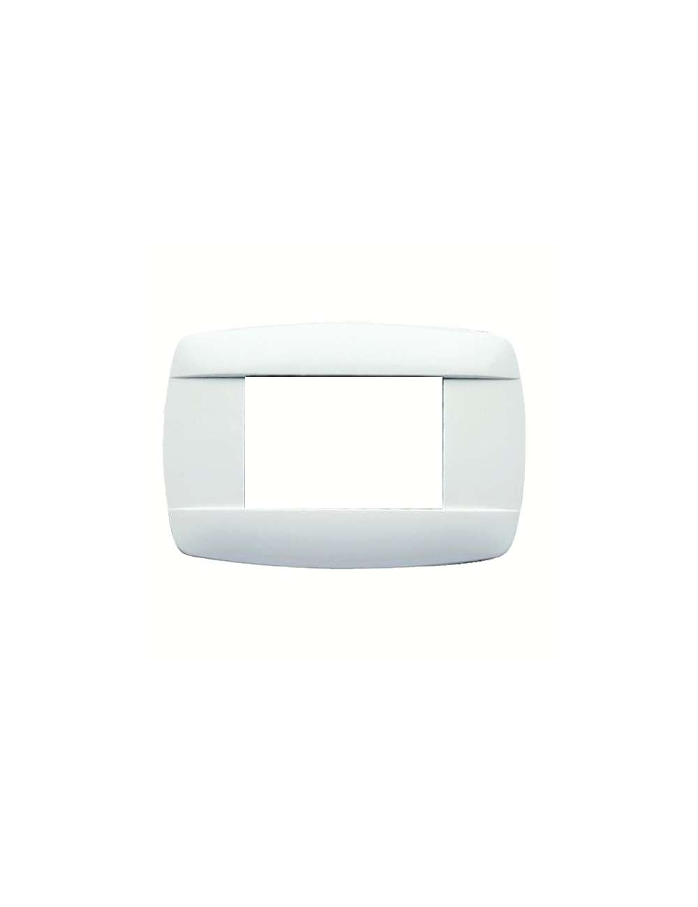 PLACCA 3 MODULI MASTER RETRO BIANCA