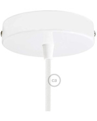 ROSONE VERNICIATO CILINDRICO BIANCO