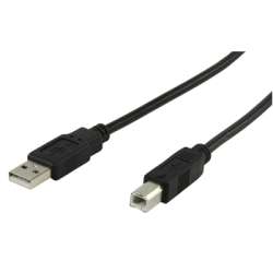 CAVO USB SPINA A PRESA B 1.8MT NERO