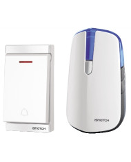 CAMPANELLO WIRELESS CON PULSANTE IP44 E RICEVITORE