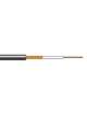 CAVO MICROFONICO SCHERMATO 1X0.22 MM NERO