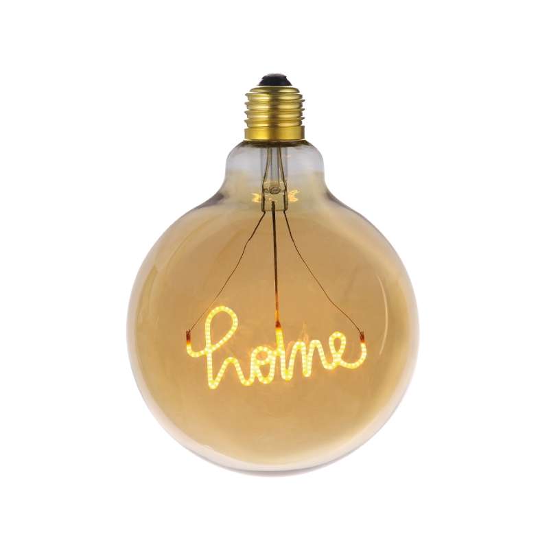 LAMPADA VINTAGE LED GLOBO SCRIPT 125 HOME E27 4W