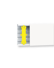 CANALINA X CAVI ELETTRICI 120X60/5 BIANCA ARNOCANALI PREZZO X 1 MT.