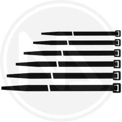 FASCETTA CABLAGGIO NERA 540X7,8 MAURER CF.100PZ