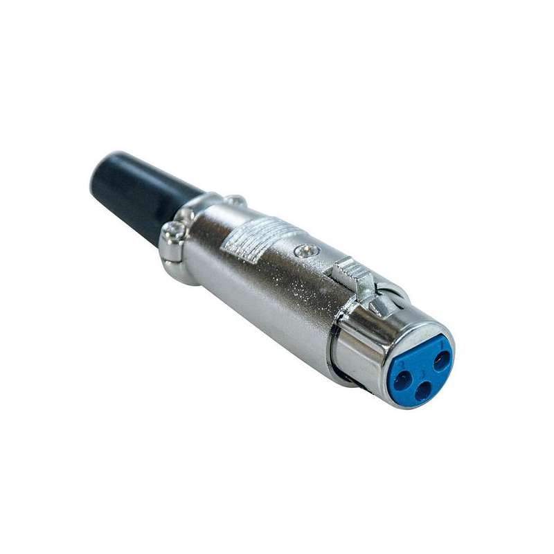 PRESA CANON 3 POLI VOLANTE NERO