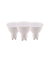 KIT 3 FARETTI LED GU10 7W 120° LUCE NATURALE