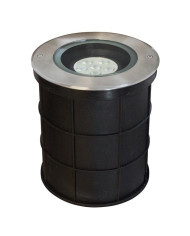 SEGNA PASSO ORIENTABILE A PAVIMENTO IP67 IK10 220V 12W 3000K LUCE CALDA