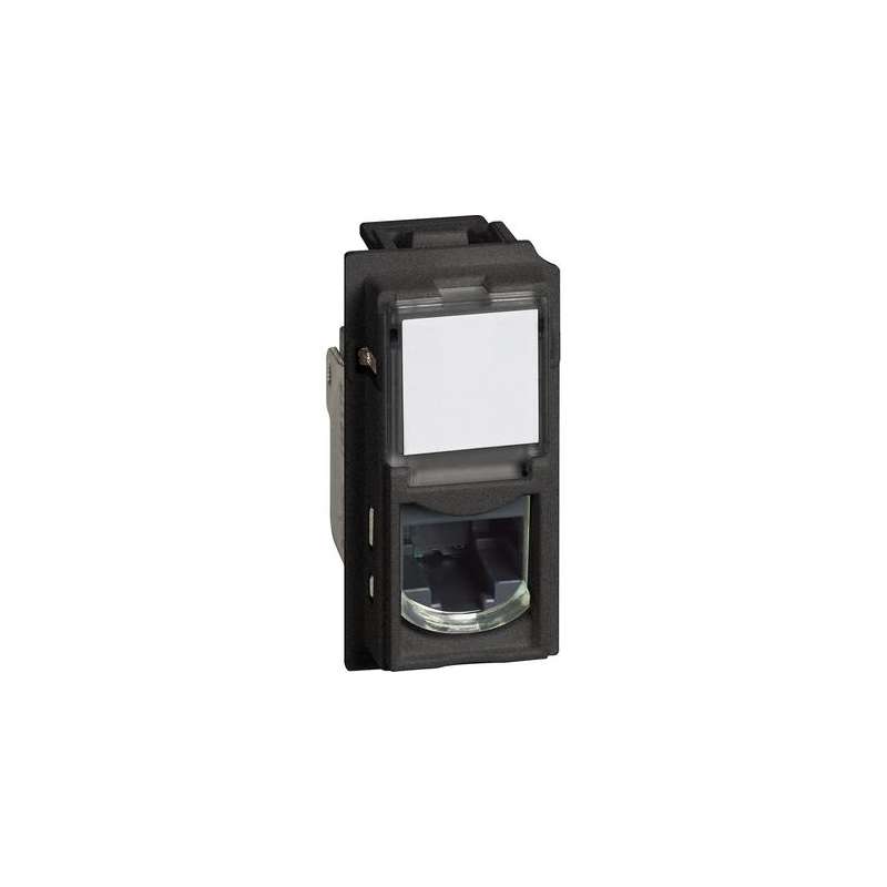CONNETTORE RJ45 TIPO TOOLLESS 1P CAT5E NERO