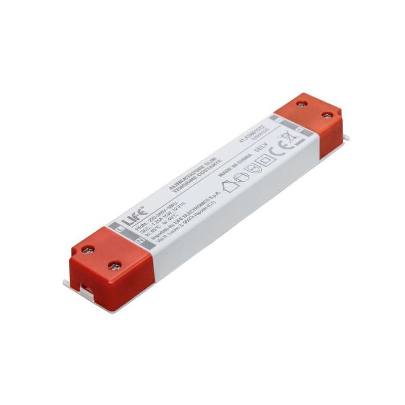 ALIMENTATORE SLIM 15W 12V ULTRA SLIM