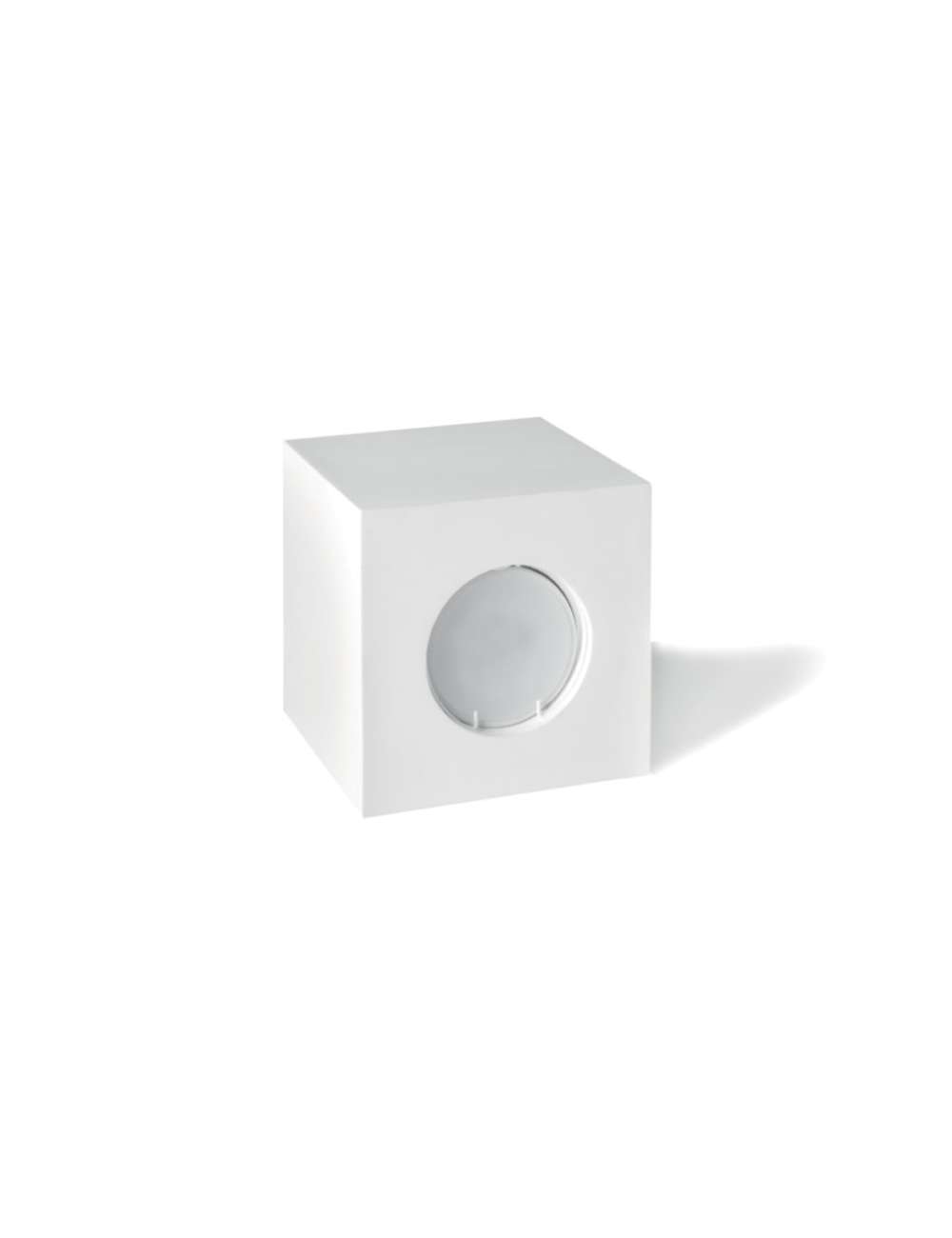 APPLIQUE A PARETE IN GESSO ALFA CON PORTALAM. GU10