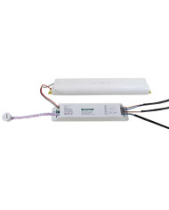 KIT CONVERSIONE IN EMERGENZA LUCI LED IN 100-277V MAX CARICO 40W (BAT.12V 3AH)