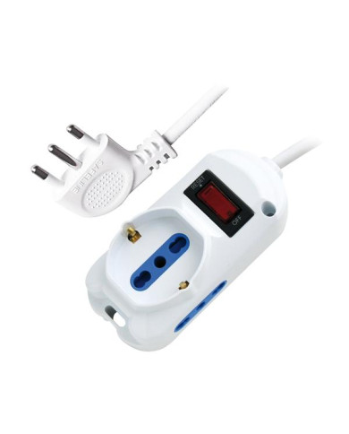 MULTIPRESA 1 PRESA SCHUKO/BIVAL + 2PR. BIV SPINA