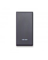 INTERRUTTORE 16AX 1M ILLUMINABILE TEKLA S44 NERO