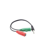 CAVO ADATTATORE AUDIO SPINA JACK 3,5MM 2PR.3,5MM CUFFIE/MICROFONO