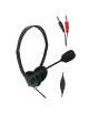 CUFFIA MULTIMEDIALE PER PC C/MICROFONO CON 2 JACK 3,5MM