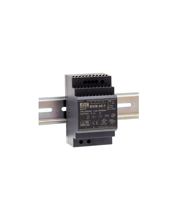 ALIMENTATORE DIN SWITCHING 12V 4,5A 54W HDR-60-5