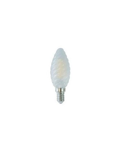 LAMPADA LED TORTIGLIONE FROST E14 4.5W LUCE CALDA