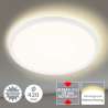 Pannello Luminoso Rotondo Slim a soffitto – Ultrapiatto e retroilluminato 22 Watt, 3000 lm, Luce Bianca W MOD. SLIM BRIL