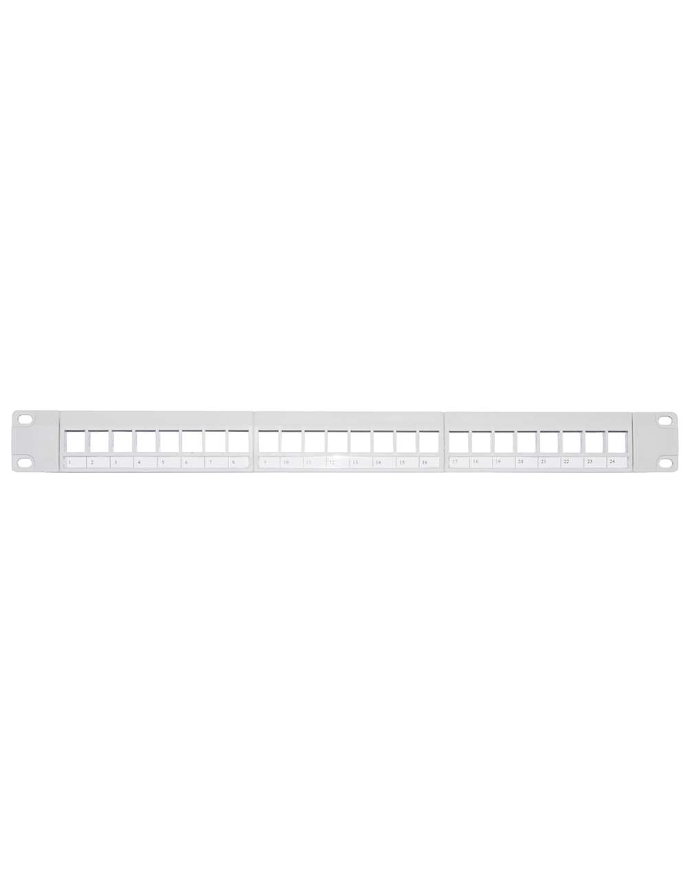 PATCH PANNEL 24 PORTE VUOTO COLORE GRIGIO