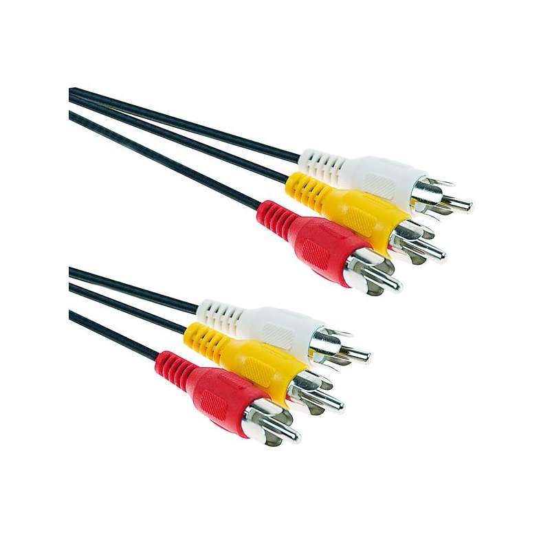 CAVO AUDIO VIDEO 3 SPINE RCA 3 SPINE RCA 5,0MT