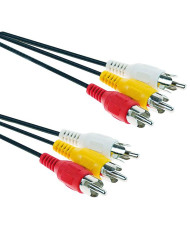 CAVO AUDIO VIDEO 3 SPINE RCA 3 SPINE RCA 10MT