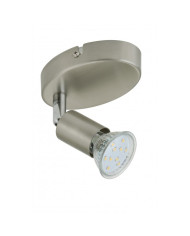 FARETTO SPOT SINGOLO GU10 SIMPLE SATINATO