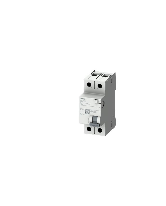 DIFFERENZIALE PURO 25A 30MA SIEMENS 2P TIPO A