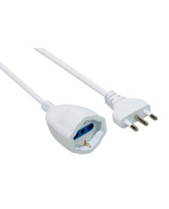 PROLUNGA ELETTRICA SP.16A-SHUKO 10/16A 5MT 3X1 BIANCA
