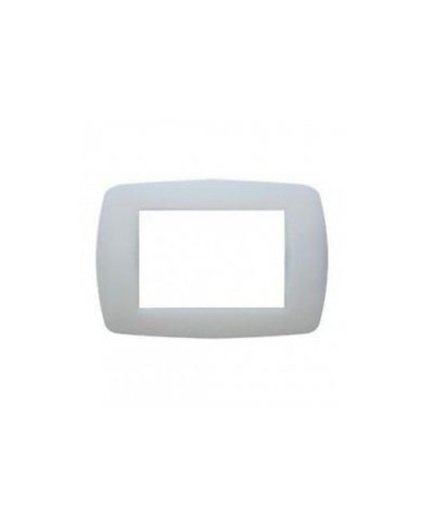 PLACCA TECNOPOLIMERO 3 MODULI BIANCA FLASH MARLANV