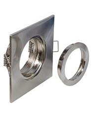 SUPPORTO QUADRATO X PAR16 E MR16 SATINATO 90X90 MM