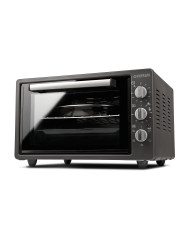 FORNO ELETTRICO 45 LT. VENTILATO CON LUCE INTERNA SMALTATO ROSTO TITANIUM 45lt