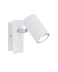 FARETTO SPOT DA PARETE GU10 BIANCO MAX 40W