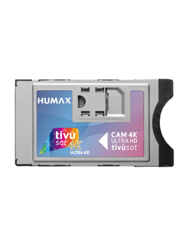 SMARTCAM TIVUSAT 4K + MODULO CAM CI HUMAX
