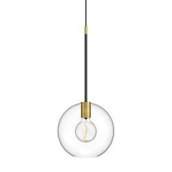 LAMPADA A SOSPENSIONE MAIORCA IN OTTONE VETRO E