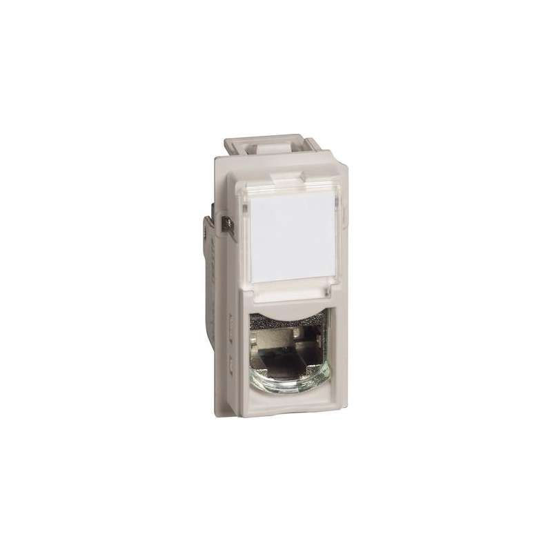 CONNETTORE RJ45 CAT5 TIPO TOOLLESS 1 MODULO LIVING