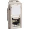 CONNETTORE RJ45 CAT5 TIPO TOOLLESS 1 MODULO LIVING NOW SABBIA