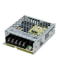 ALIMENTATORE SWITCHING 52,8W-2.2A 24V 110-220VAC LRS-50-24 MEAN WELL METALLICO