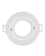 FARETTO DA INCASSO TONDO ORIENTABILE Ø84MM BIANCO