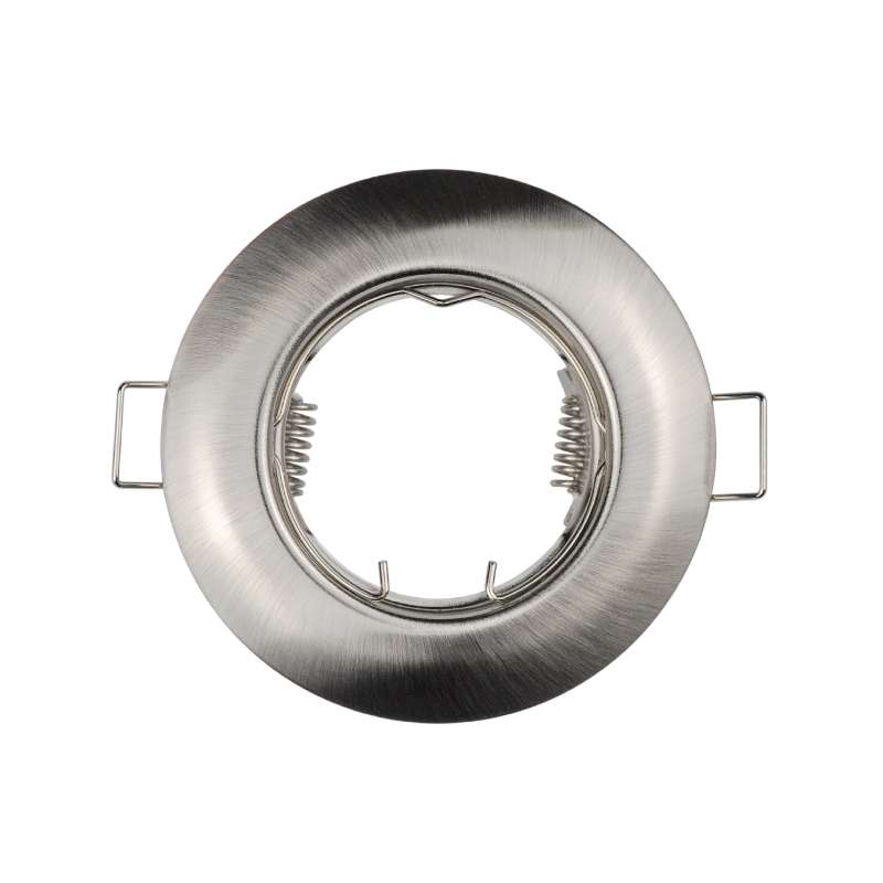 FARETTO DA INCASSO FISSO ROTONDO Ø85MM NICHEL