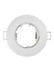 FARETTO DA INCASSO FISSO ROTONDO Ø85MM BIANCO