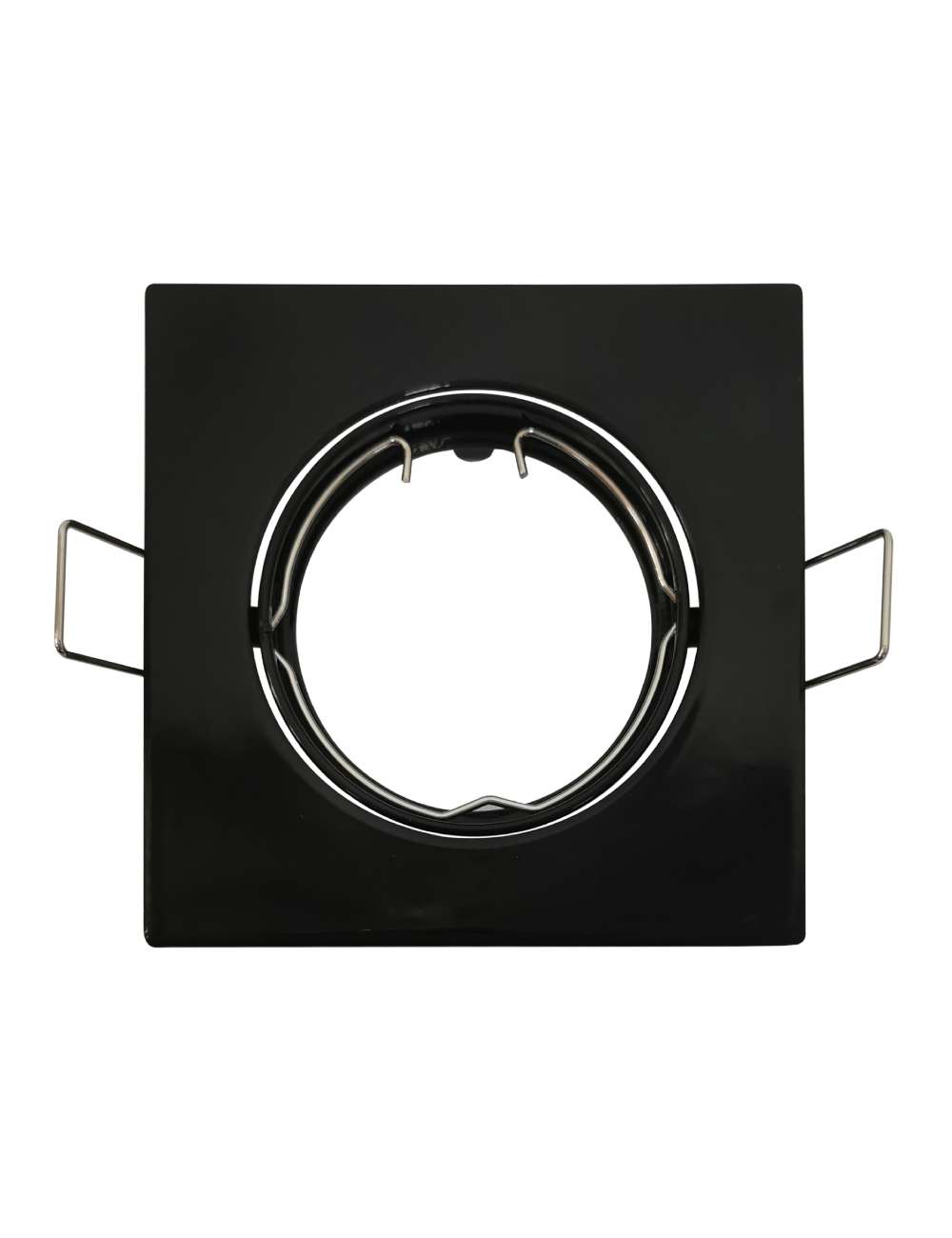 FARETTO DA INCASSO QUADRATO ORIENTABILE 84MM NERO