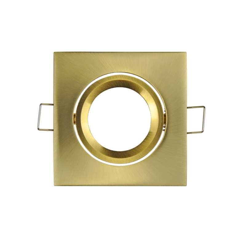 FARETTO DA INCASSO QUADRATO ORIENTABILE 84MM