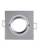 FARETTO DA INCASSO QUADRATO ORIENTABILE 84MM GRIGIO OPACO ORION