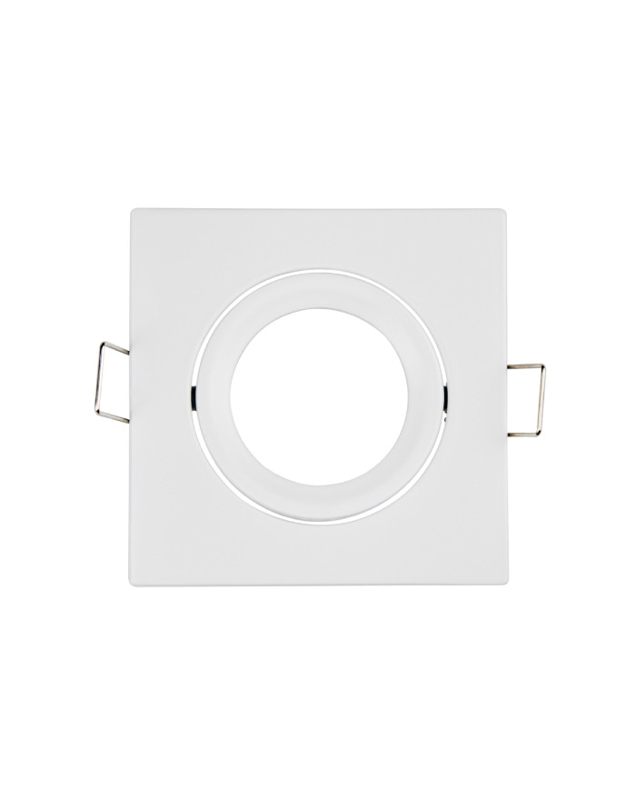 FARETTO DA INCASSO QUADRATO ORIENTABILE 84MM