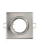 FARETTO DA INCASSO QUADRATO ORIENTABILE 84MM NICHEL LIBRA