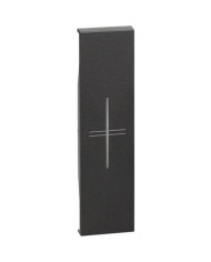 COVER ILLUMINABILE PER COMANDO TAPPARELLA CONNESSO ART. K4027C 1 MODULO NERO