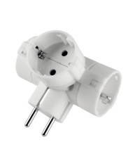 ADATTATORE SPINA SCHUKO 3 PRESE SCHUKO 16A 2P+T