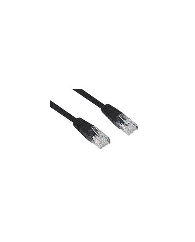 PATCH CORD UTP DRITTO CAT5E AWG26 3,0M NERO